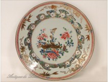 Plat of the East India Company, geese and chrysanthemums, eighteenth