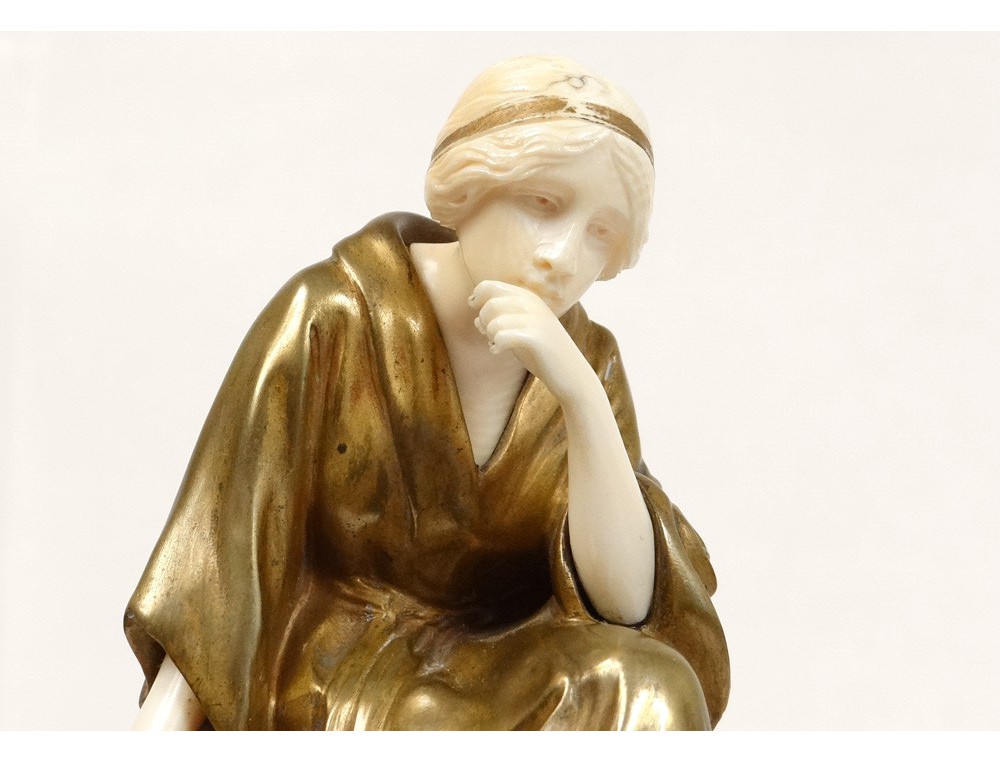 bronze and ivory figures