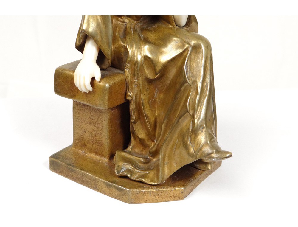 bronze and ivory figures
