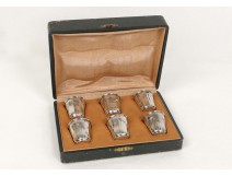 6 curons sterling silver Minerva Goldsmith Tétard Brothers silver twentieth century