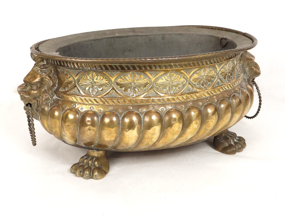 Rare Bassinoire Miniature XIXe - Cuivre Et Bois Noirci - 29 Cm - Pour Poupée Ou Décoration