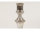 Pair candlesticks Regency bronze candlesticks silver candlesticks eighteenth century