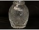 Cut crystal decanter Saint-Louis France Trianon antique decanter twentieth