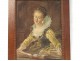 HST table portrait young woman reading books nineteenth century French School