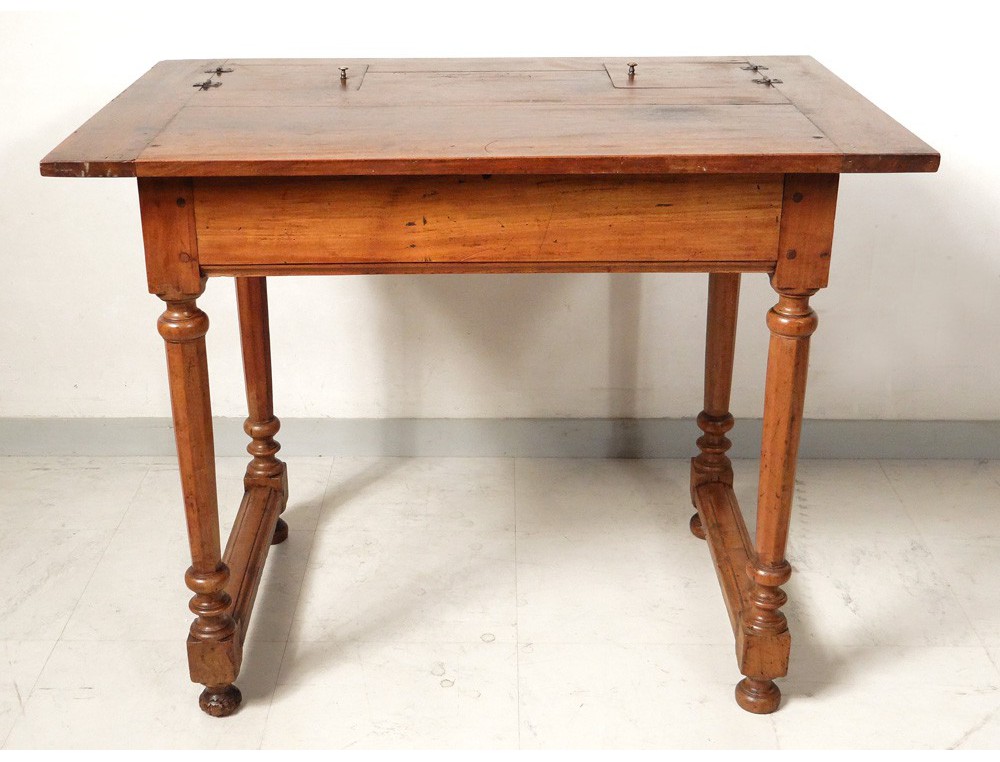 Table Changer Cherry Oak Desk Antique French Eighteenth Century