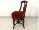 Rare chair mahogany lyre harp palmette Jacob Restoration nineteenth century