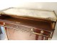 Super secretary Louis XVI mahogany gilt bronze marble columns eighteenth