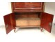 Super secretary Louis XVI mahogany gilt bronze marble columns eighteenth