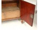 Super secretary Louis XVI mahogany gilt bronze marble columns eighteenth
