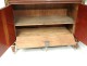 Super secretary Louis XVI mahogany gilt bronze marble columns eighteenth
