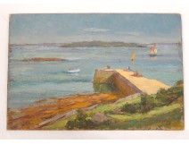 HSC large marine landscape wedge Ile-aux-Moines Morbihan Brittany Touzé twentieth