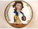 Round box under glass English humor grotesque characters nineteenth