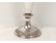 Austria Vase cut sterling silver shield coat grape vine nineteenth century