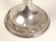 Austria Vase cut sterling silver shield coat grape vine nineteenth century