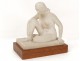 Plaster sculpture nude young woman Mainguy twentieth century Art Deco