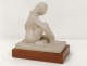 Plaster sculpture nude young woman Mainguy twentieth century Art Deco