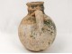 Old oil jar glazed terracotta Centre Auvergne France eighteenth