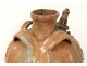 Old oil jar glazed terracotta Centre Auvergne France eighteenth