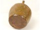 Old oil jar glazed terracotta Centre Auvergne France eighteenth