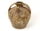 Old oil jar glazed terracotta Centre Auvergne France eighteenth