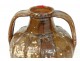 Old oil jar glazed terracotta Centre Auvergne France eighteenth