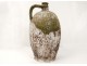 Old oil jar glazed terracotta Centre Auvergne France eighteenth