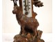 Thermometer carved Black Forest mountain chamois nineteenth century