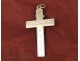 Sterling Silver Cross Christ Sisters St. Jacut Sacred Heart nineteenth century