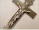 Sterling Silver Cross Christ Sisters St. Jacut Sacred Heart nineteenth century