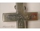 Sterling Silver Cross Christ Sisters St. Jacut Sacred Heart nineteenth century