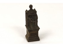 Saint Peter statue sculpture bronze key Throne Paradise nineteenth century
