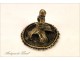 Seal stamp Moorish Maghreb bronze silver star nineteenth century