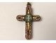 Cross pendant micro mosaic Grand Tour antique micro mosaic nineteenth century