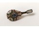 Pin micro mosaic brooch antique mandolin micro mosaix grand tour nineteenth