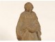 Sculpture statue terracotta Virgin Mary nineteenth century