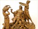 Scupture clay, Bacchus, Women and Cherubim, 19th