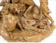 Scupture clay, Bacchus, Women and Cherubim, 19th