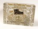Box stamps crystal gilt brass lion-griffin I nineteenth century Empire