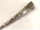 Sharpening peak utensil sterling silver flowers nineteenth century English