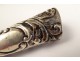 Sharpening peak utensil sterling silver flowers nineteenth century English