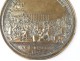 Commemorative medallion gilt bronze finish King Paris October 6, 1789 Eighteenth
