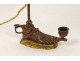 Lamp foot bronze kettle antique nineteenth century sculptor Cain