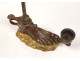 Lamp foot bronze kettle antique nineteenth century sculptor Cain