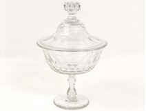 Cut bezel cut crystal Baccarat St. Louis french antique glass 19th