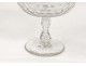 Cut bezel cut crystal Baccarat St. Louis french antique glass 19th