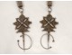 Pair sterling silver brooches tisernas khallalat Morocco Maghreb Sahara twentieth