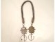 Pair sterling silver brooches tisernas khallalat Morocco Maghreb Sahara twentieth
