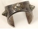 Bracelet sterling silver inlaid fight Amazigh Maghreb Morocco Sahara twentieth