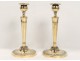 Pair candlesticks candlesticks Empire ormolu candlesticks lions nineteenth century