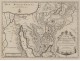 Engraving map travel Israelite Jews Egypt Starckman eighteenth